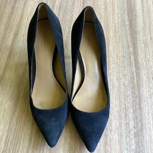 Navy high heels